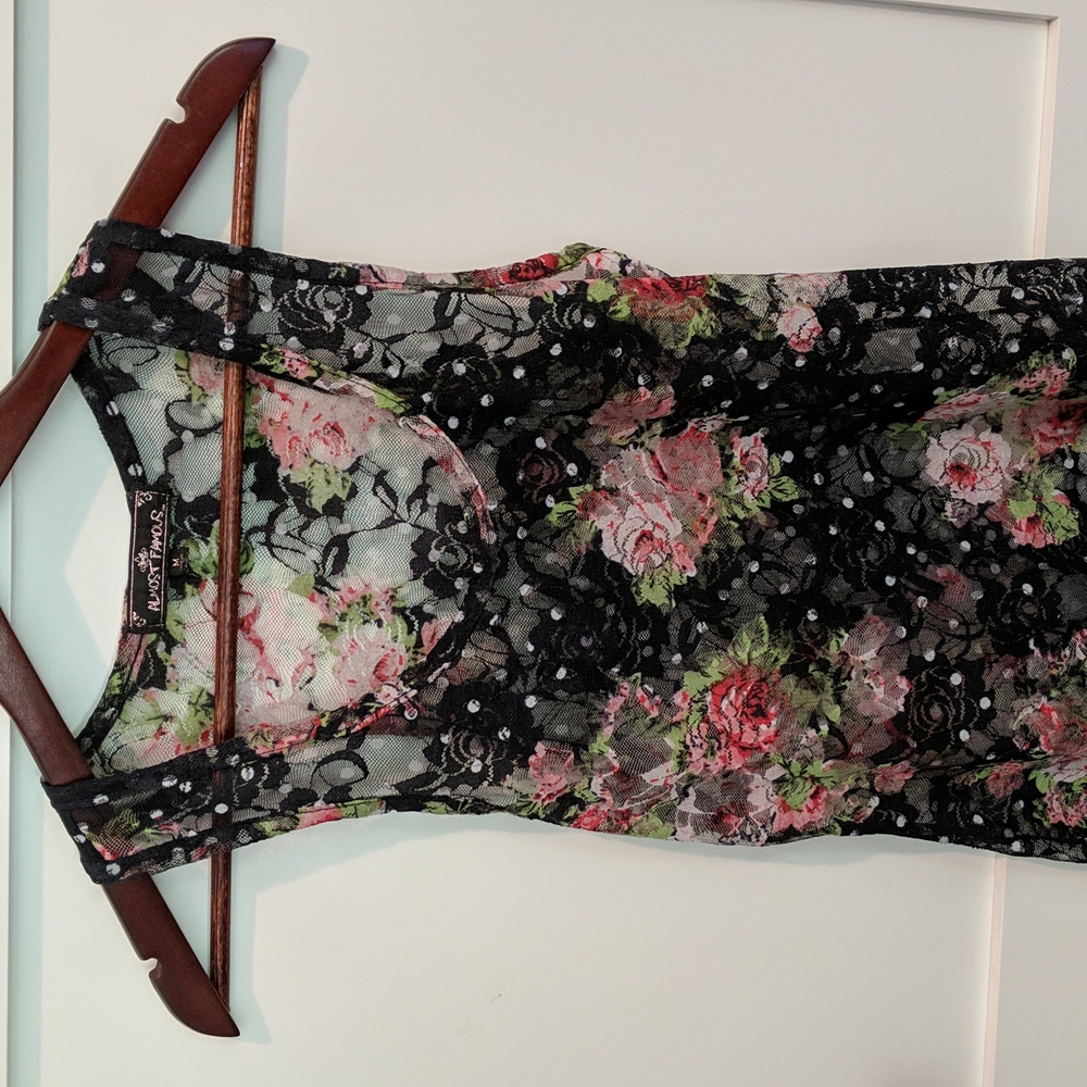 BOGO! Almost Famous Sheer Top, Size M